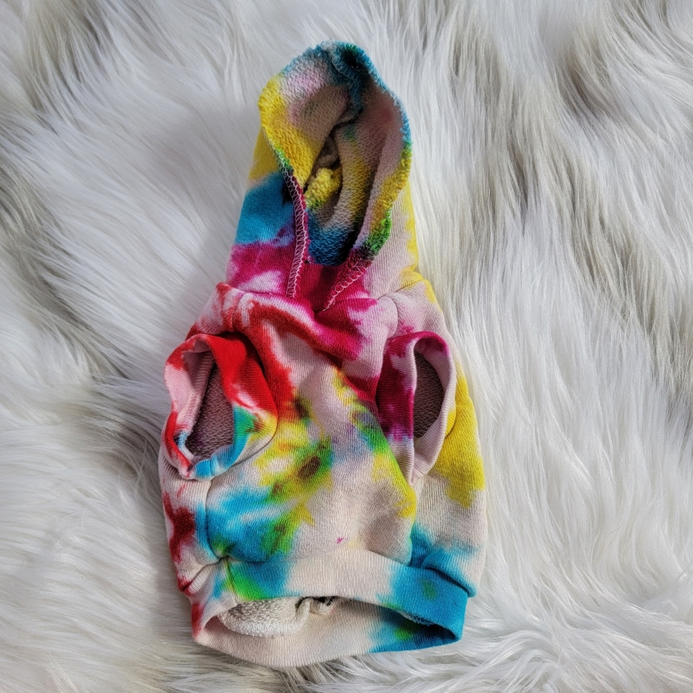 Found My Animal Tie Dye Hooded Dog Top